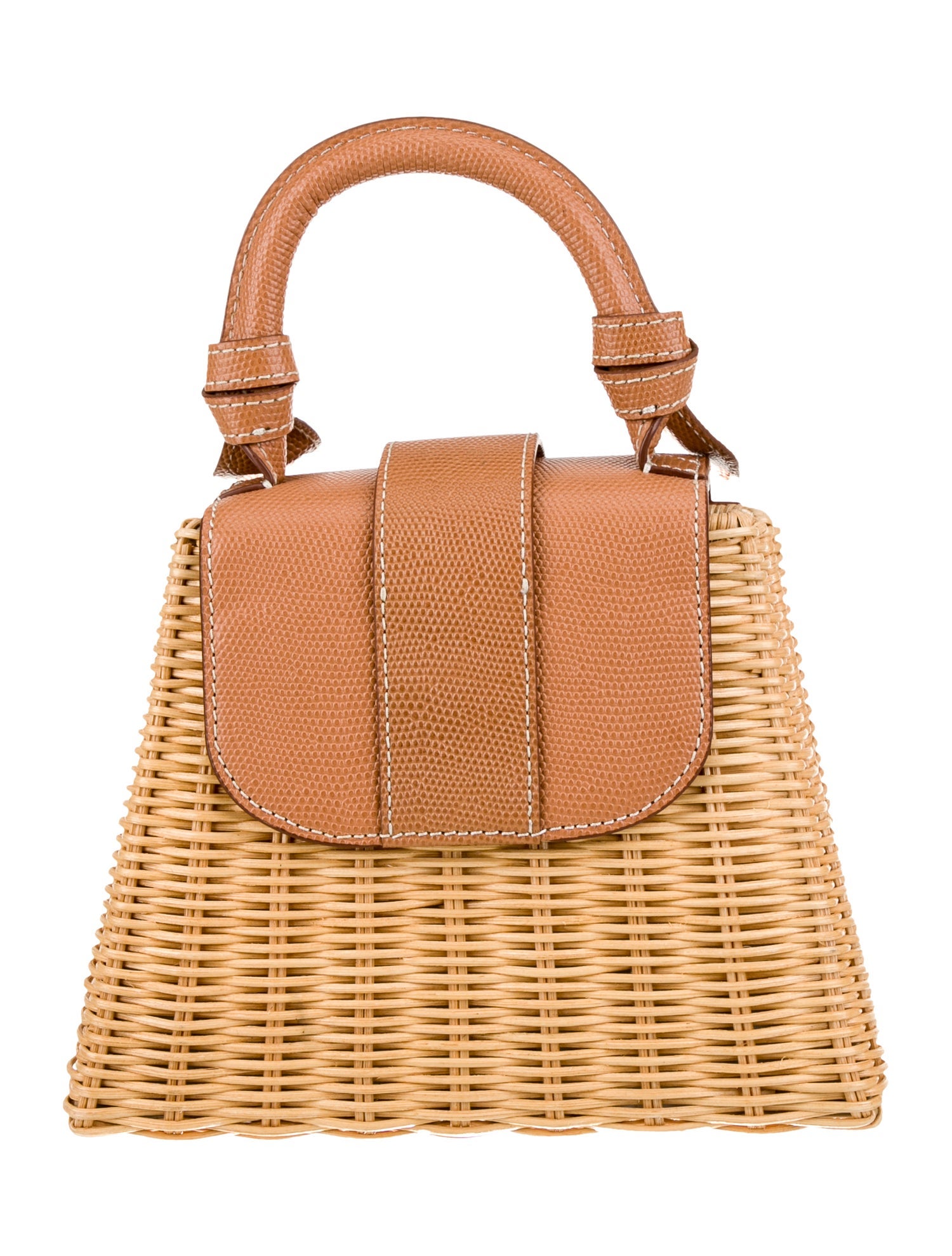 Pamela Munson Bamboo Top Handle Bag